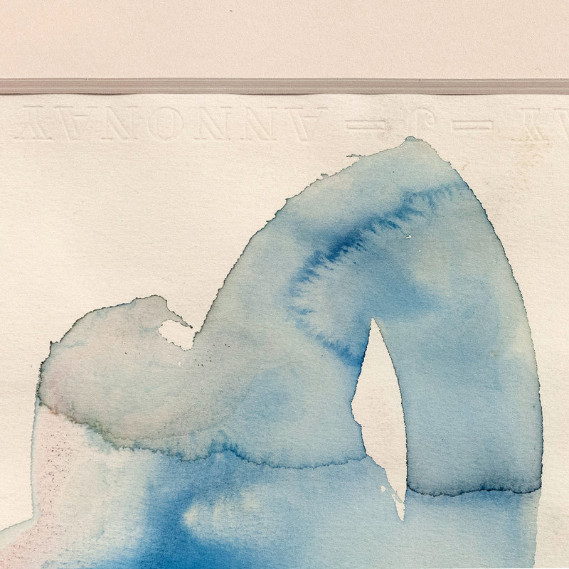 WILLIAM RONALD "BLUE RASPBERRY" WATERCOLOR, 1967