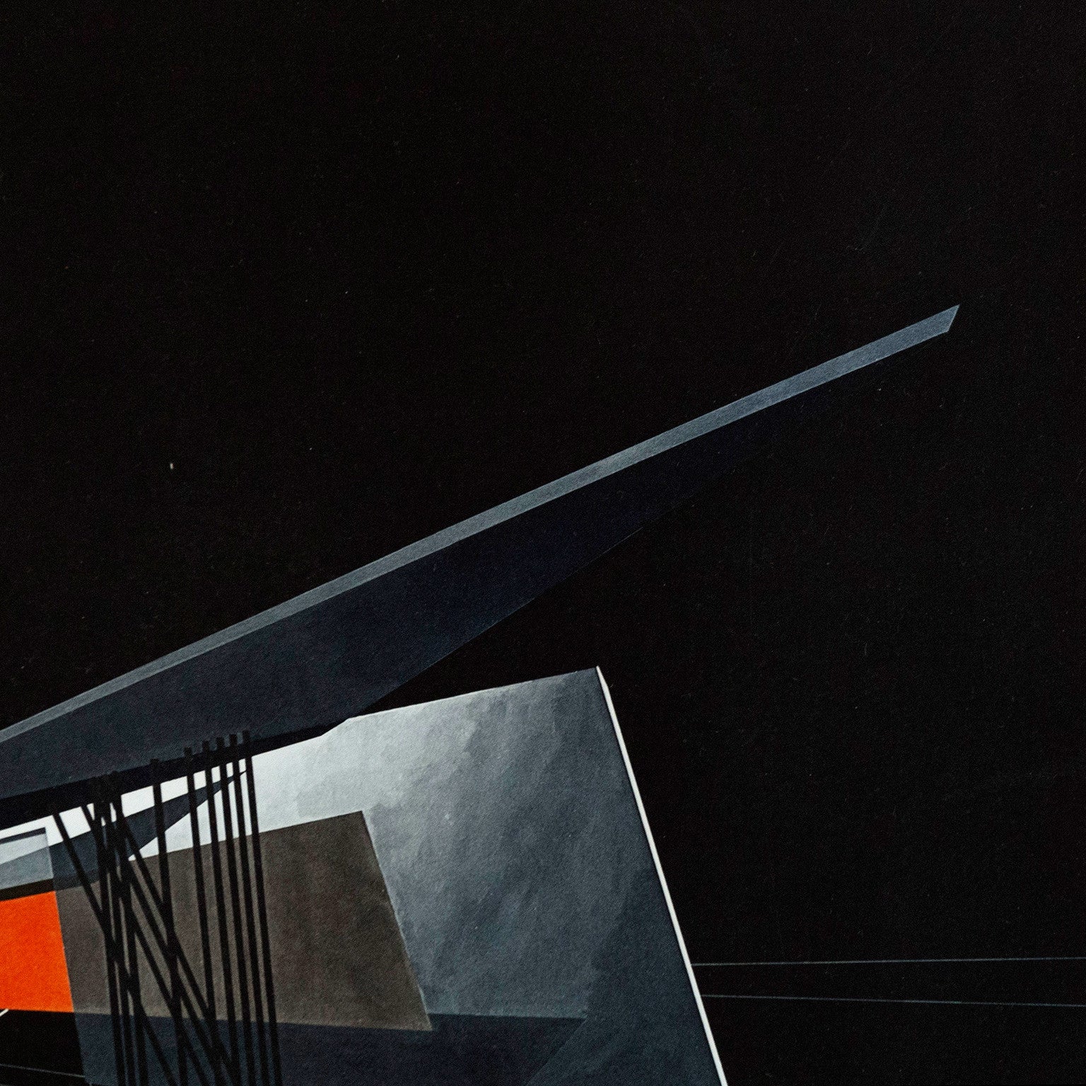 ZAHA HADID "VITRA FIRE STATION" COLLOTYPE, 1993 – Caviar20