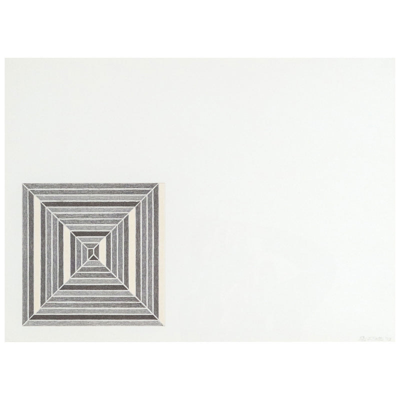 FRANK STELLA "LES INDES" LITHOGRAPH, 1973