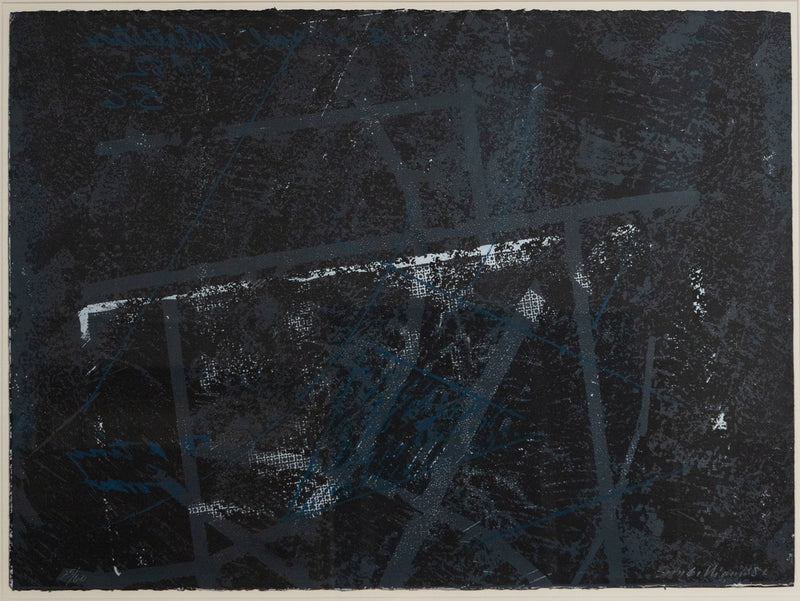 Sam Gilliam, Midnight, Screenprint, 1984, Caviar20