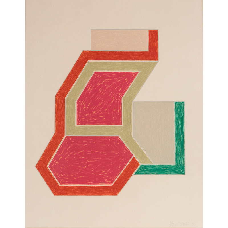 Frank Stella, Sunapee, Eccentric Polygon, Screenprint, 1974, Caviar20