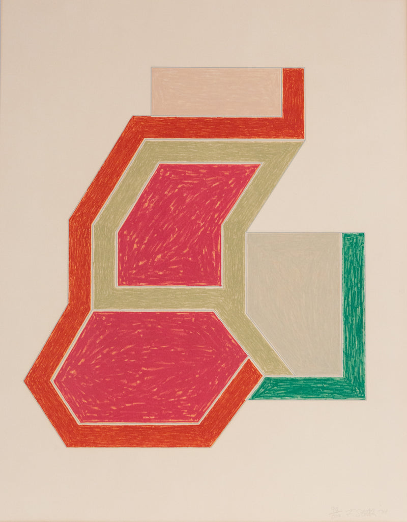 Frank Stella, Sunapee, Eccentric Polygon, Screenprint, 1974, Caviar20