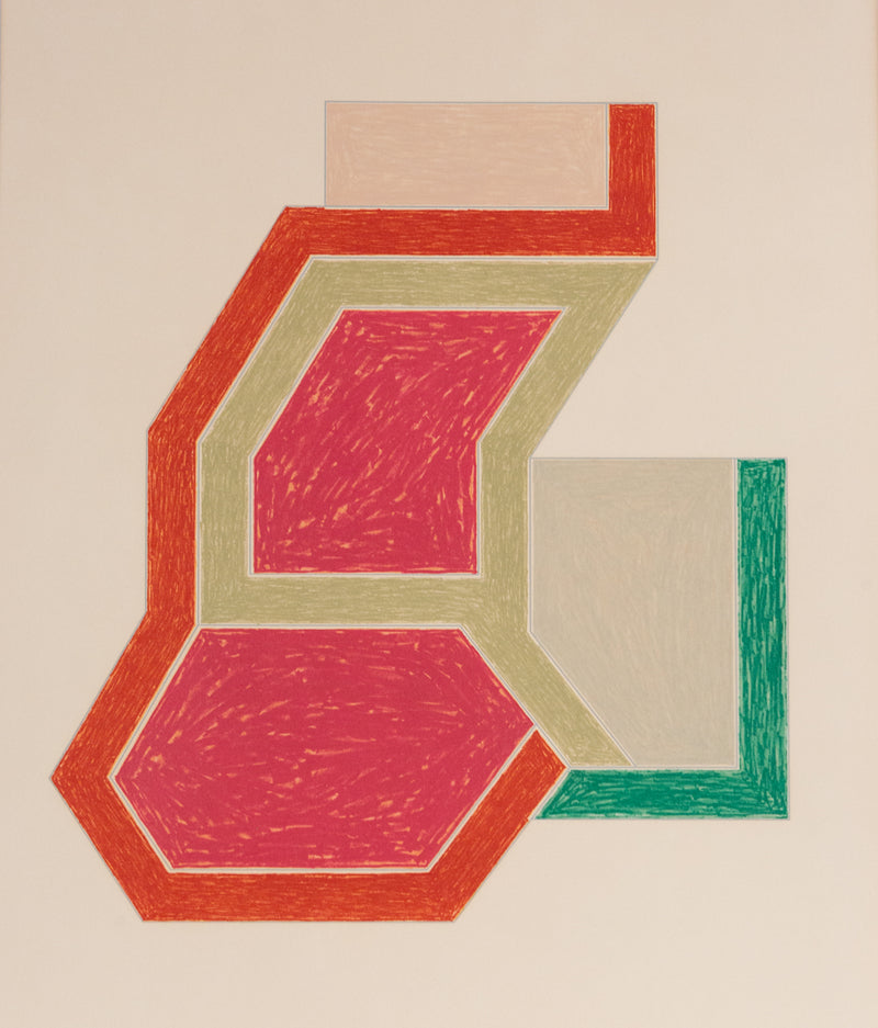 Frank Stella, Sunapee, Eccentric Polygon, Screenprint, 1974, Caviar20