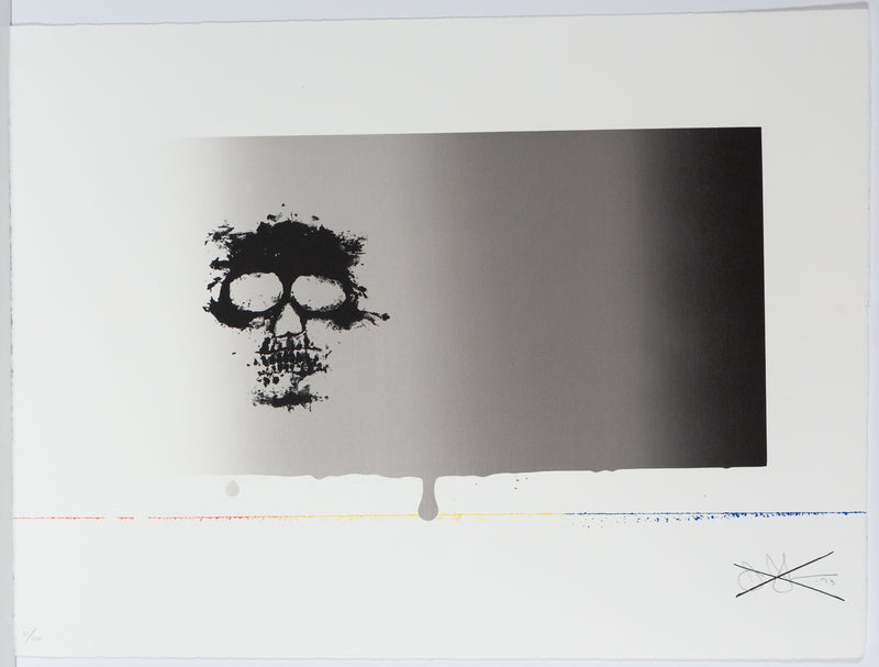 Jasper Johns, Skull, Screenprint, 1973, Caviar20