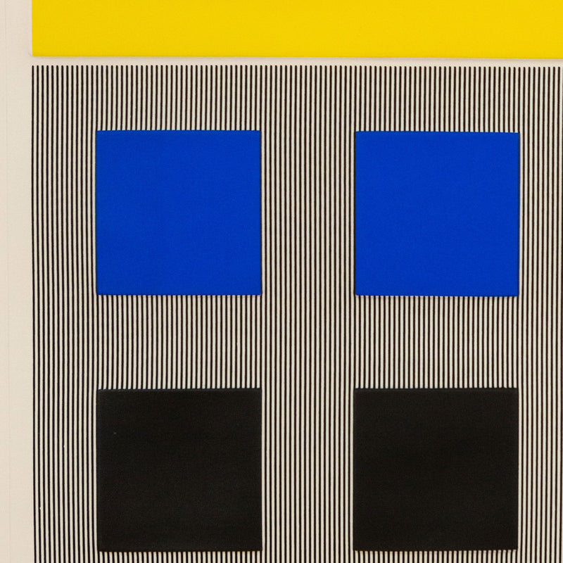 Jesus Rafael Soto, Composition 1, Yellow Squares, Silkscreen, 1973, Caviar20