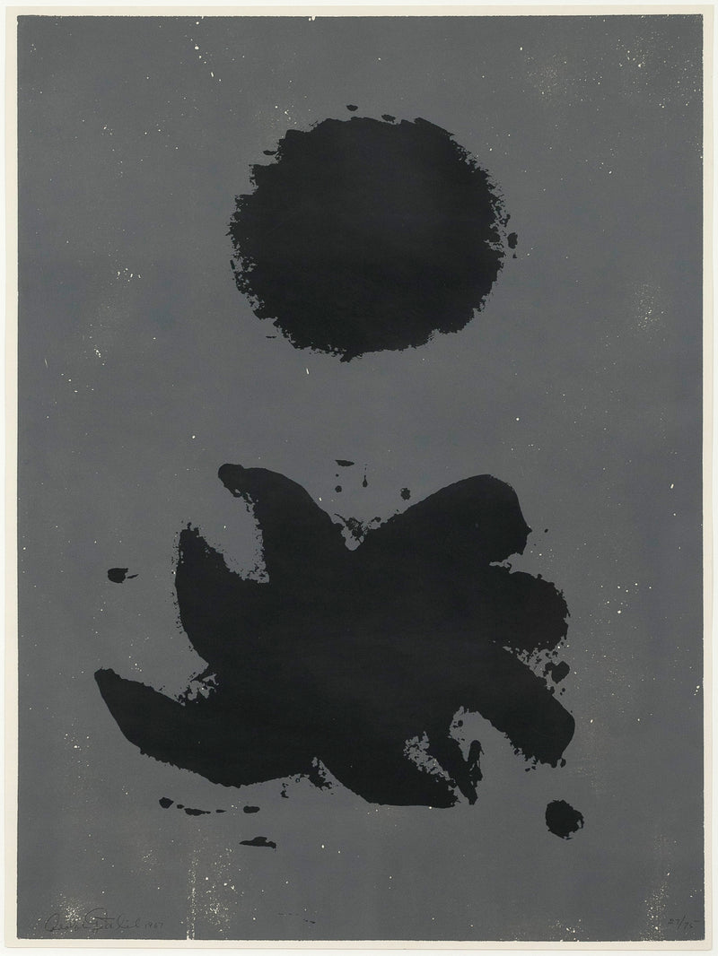 Adolph Gottlieb Black Gray Adolph Gottlieb prints Caviar20