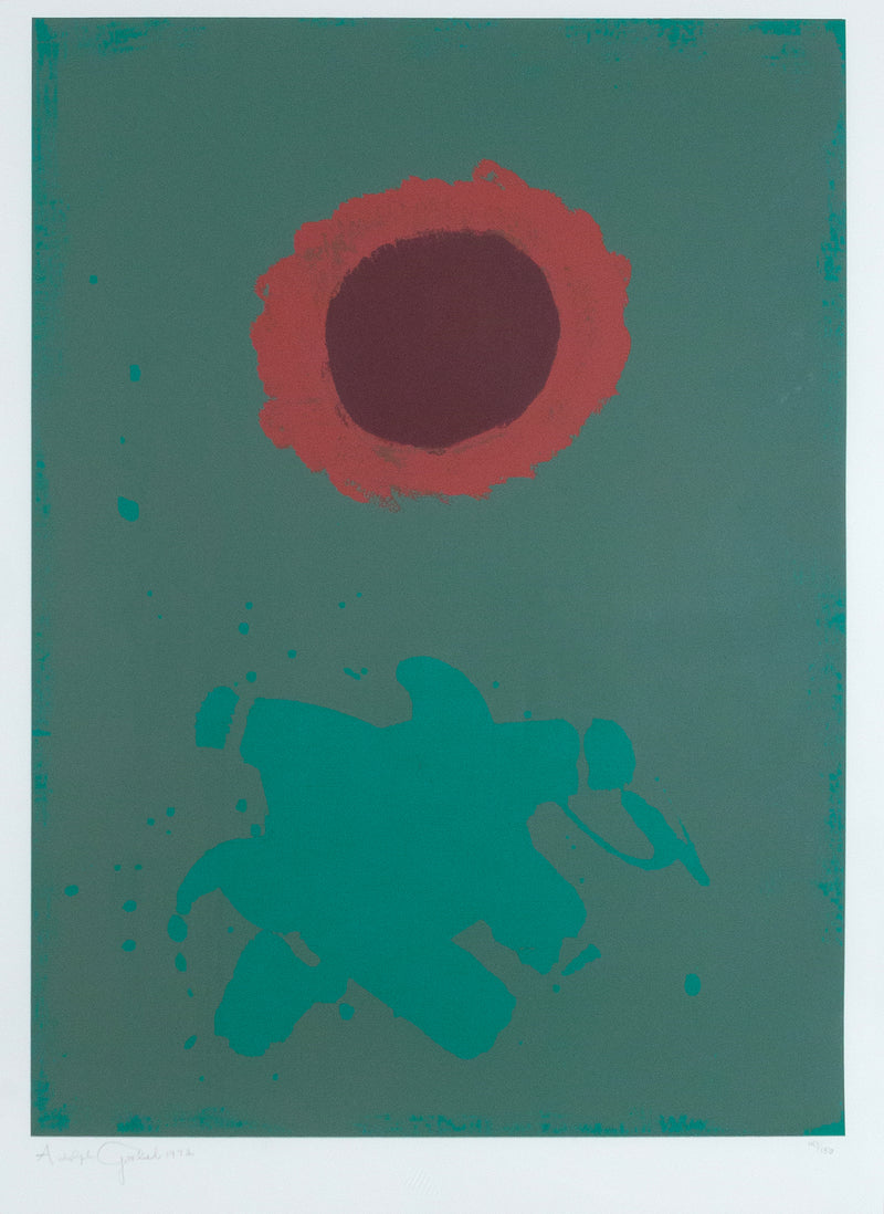 Adolph Gottlieb, Chrome Green, Screenprint, 1972, Caviar20