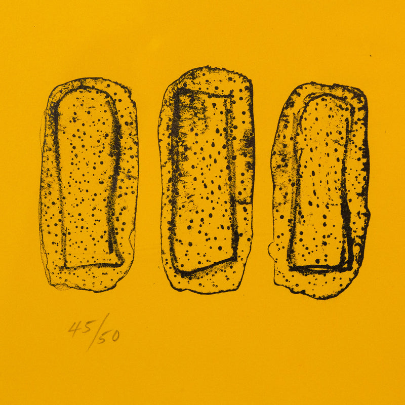 Adolph Gottlieb, Chrome Yellow, Lithograph, 1966, Caviar20