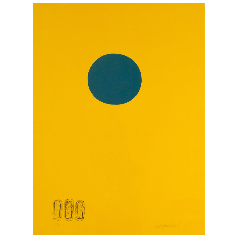 Adolph Gottlieb, Chrome Yellow, Lithograph, 1966, Caviar20