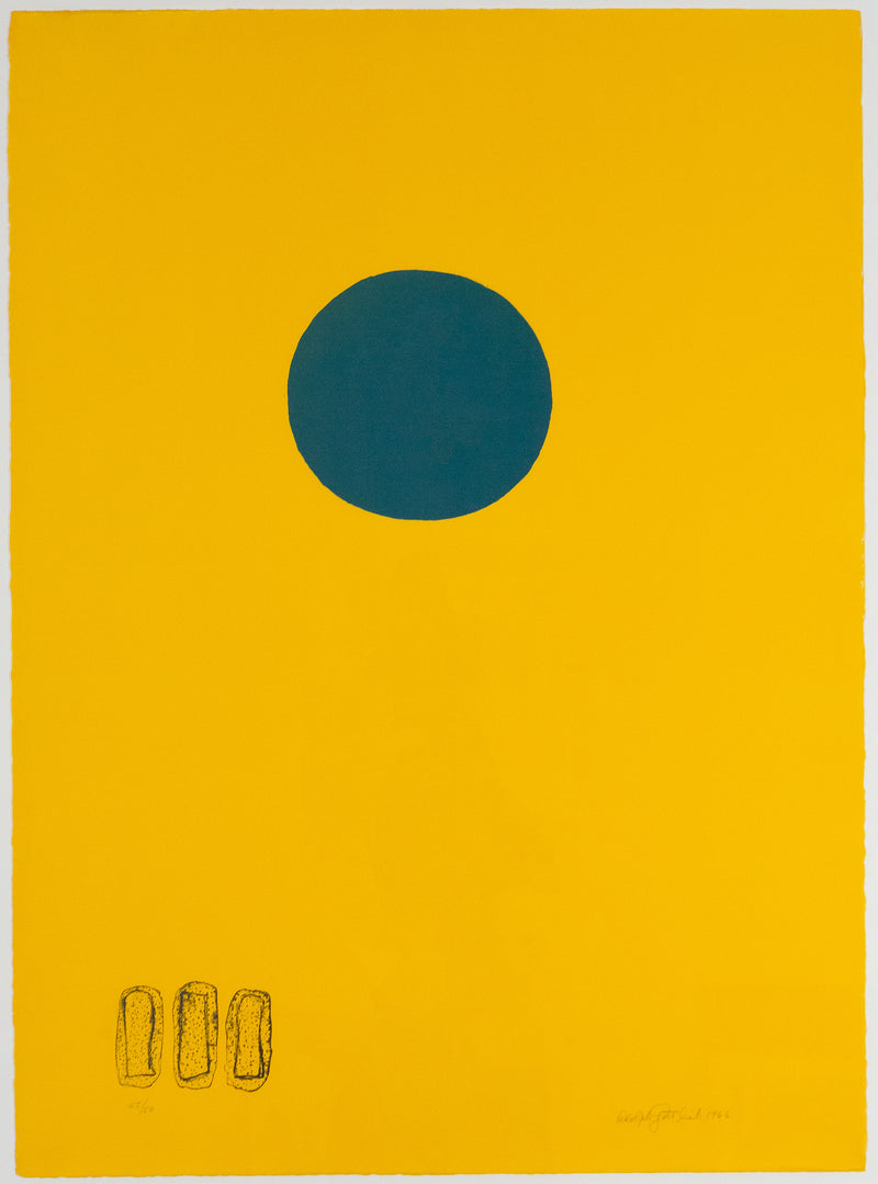 Adolph Gottlieb, Chrome Yellow, Lithograph, 1966, Caviar20