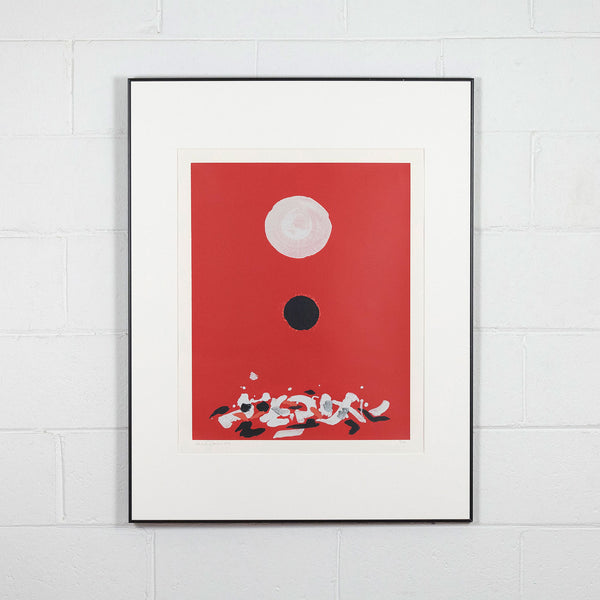 Adolph Gottlieb Crimson Ground 1972 screenprint Caviar20