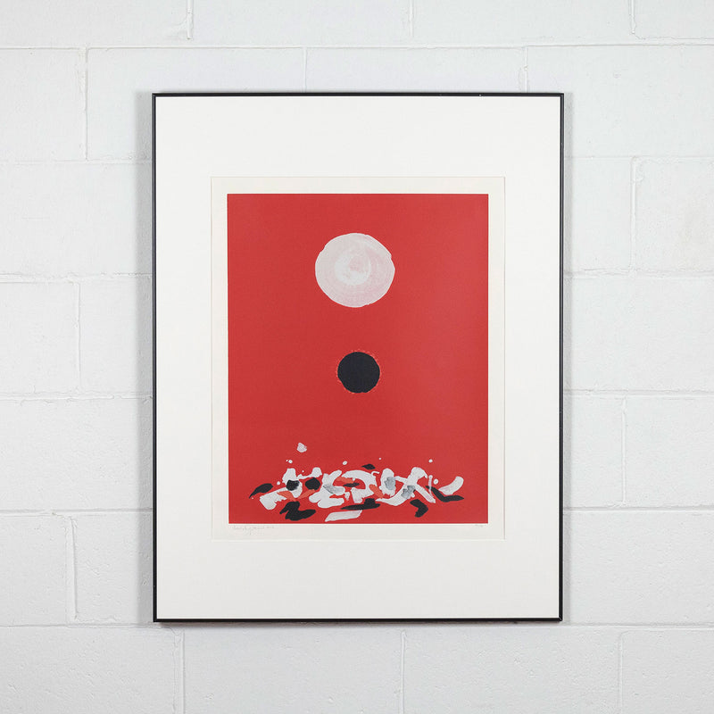 Adolph Gottlieb Crimson Ground 1972 screenprint Caviar20
