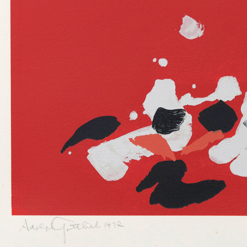 Adolph Gottlieb Crimson Ground 1972 screenprint Caviar20