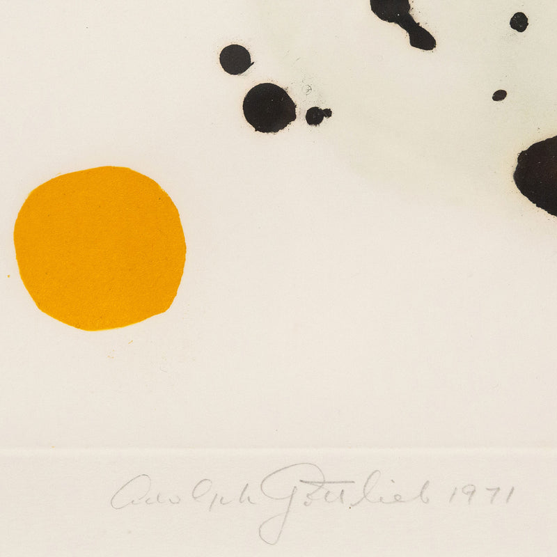 ADOLPH GOTTLIEB "IMAGINARY LANDSCAPE I" SCREENPRINT, 1971