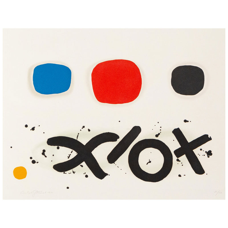 ADOLPH GOTTLIEB "IMAGINARY LANDSCAPE II" SCREENPRINT, 1971