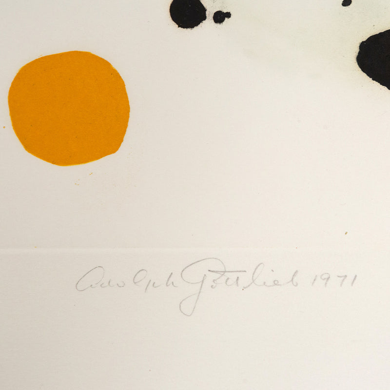 ADOLPH GOTTLIEB "IMAGINARY LANDSCAPE II" SCREENPRINT, 1971