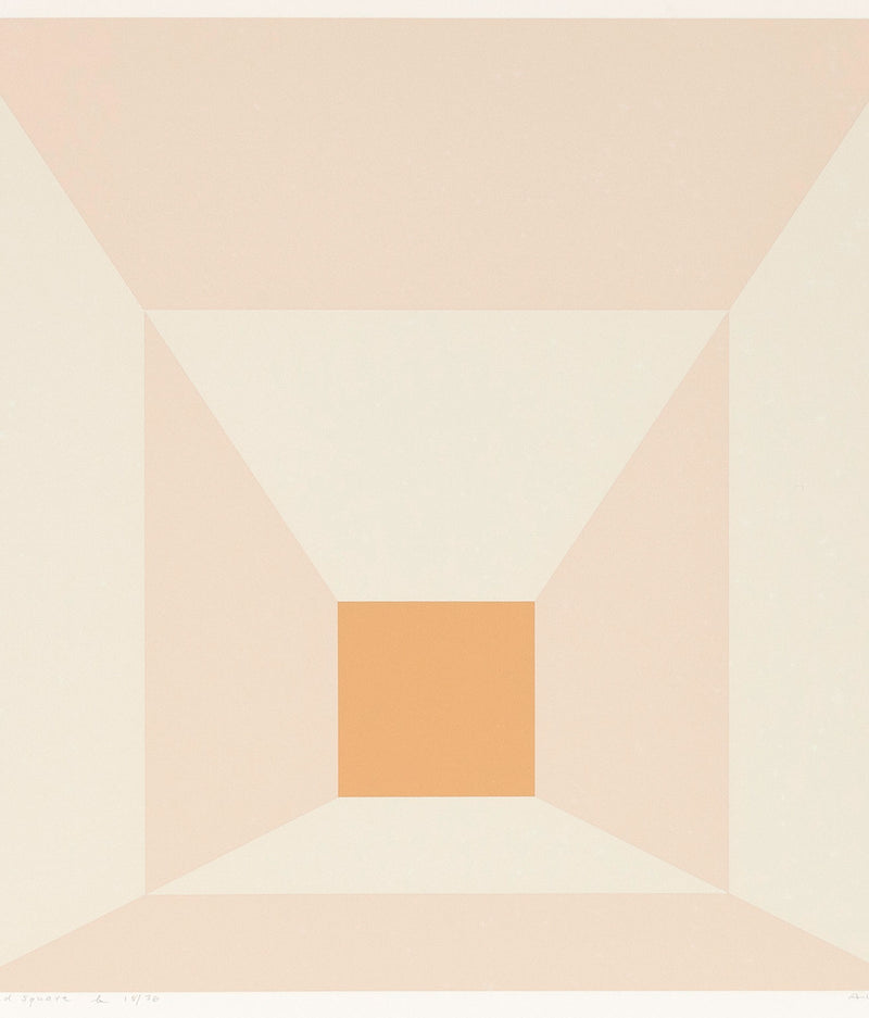 Josef Albers square prints Mitered Square Caviar20