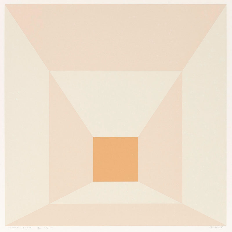 Josef Albers square prints Mitered Square Caviar20