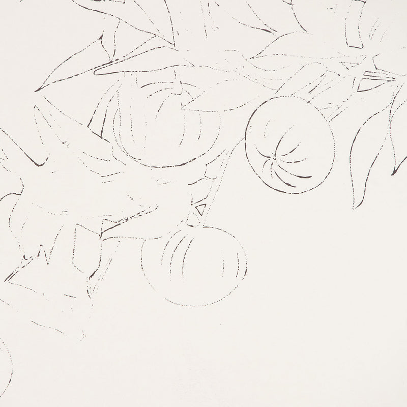 Andy Warhol artwork for sale, "Bird on a Fruit Branch" 1957.  “Bird on a Fruit Branch” is emblematic of Warhol’s work during the late 1950s when he established his reputation with delicate and whimsical drawings of clothes, accessories, and stylized beauties in a distinctively elegant but playful aesthetic. 