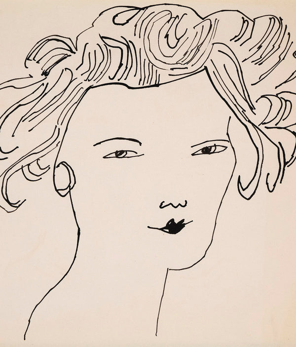 Andy Warhol, Hey Girl, 1955, work on paper, Caviar20