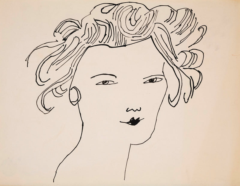 Andy Warhol, Hey Girl, 1955, work on paper, Caviar20