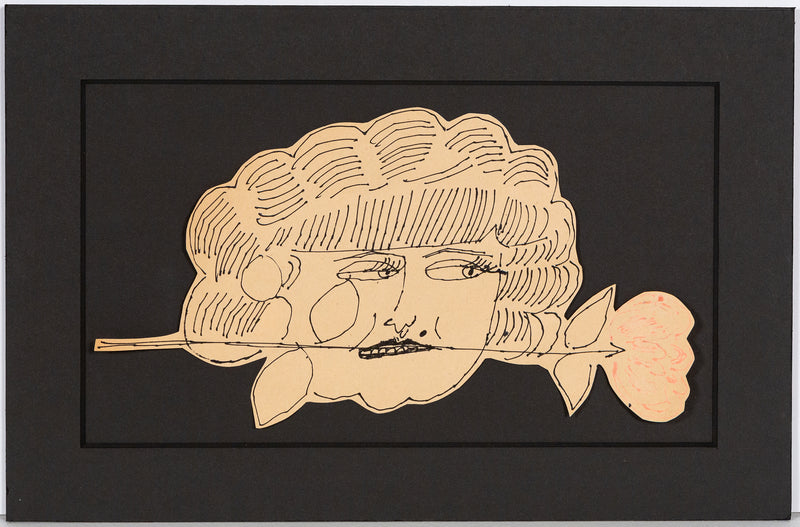 Andy Warhol, Hermione Gingold, Drawing, 1953, Caviar20, Unique Original