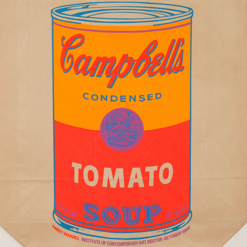 ANDY WARHOL "SOUP CAN BAG" SILKSCREEN, 1966