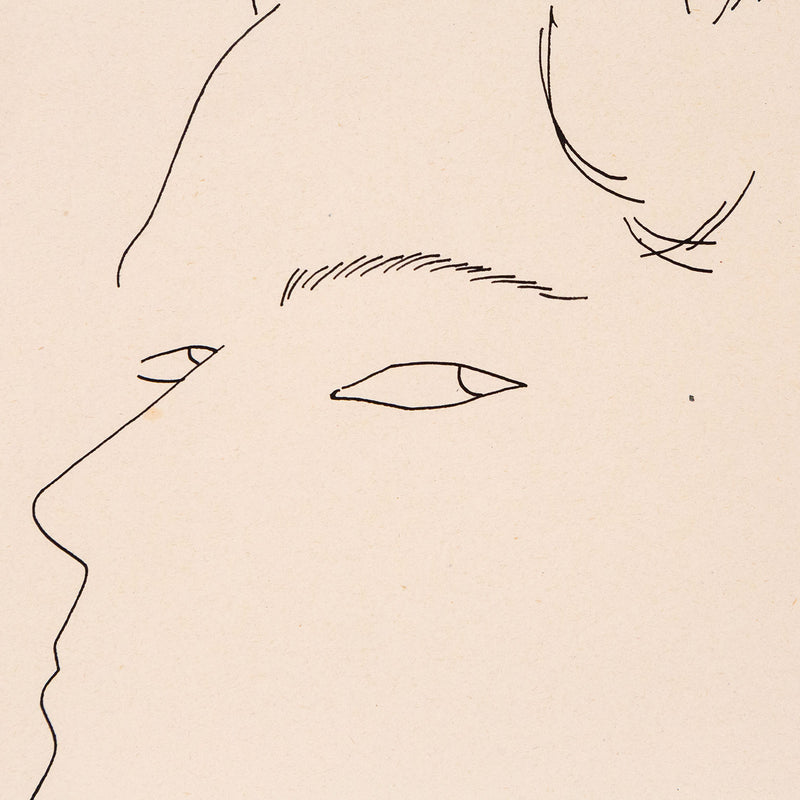 ANDY WARHOL "BOB" DRAWING, 1955