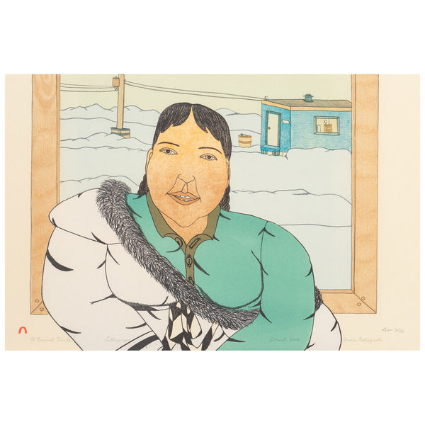 ANNIE POOTOOGOOK "A FRIEND'S VISIT", 2005