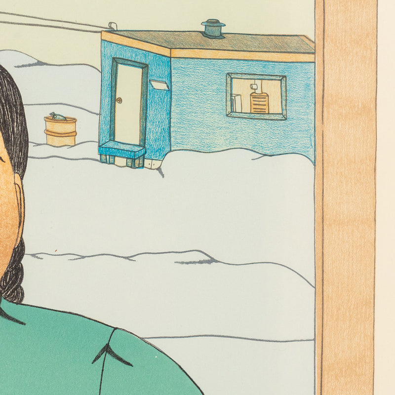 ANNIE POOTOOGOOK "A FRIEND'S VISIT", 2005