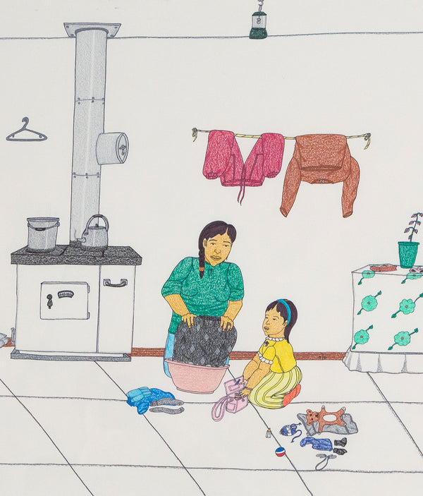 Annie Pootoogook, My Mother and I, 2006, Caviar20