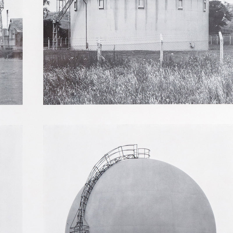 Bernd & Hilla Becher, Vier Gasometer, Offset lithograph, 1973