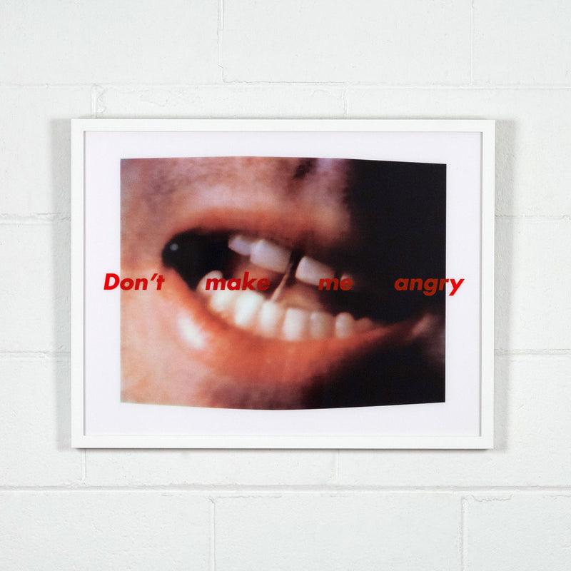 Caviar20 Barbara Kruger Don't Make Me Angry, 1999, Caviar20 multiples art