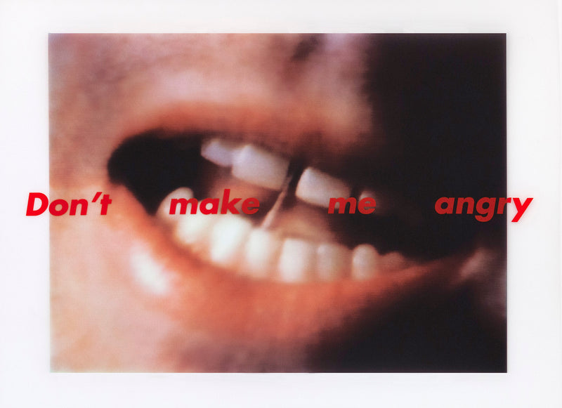 Caviar20 Barbara Kruger Don't Make Me Angry multiples art