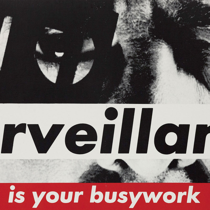Barbara Kruger new york subway Surveillance prints multiples Caviar20