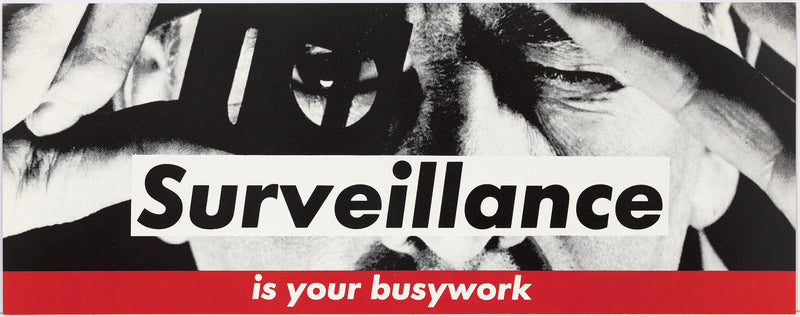 Barbara Kruger new york subway Surveillance prints multiples Caviar20