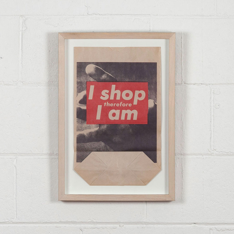 Barbara Kruger I shop therefore I am bag Caviar20