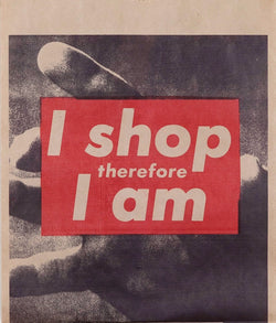 Barbara Kruger I shop therefore I am bag Caviar20