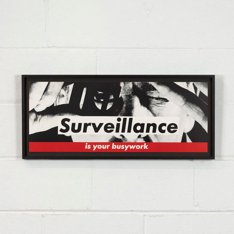 Barbara Kruger new york subway Surveillance prints multiples Caviar20