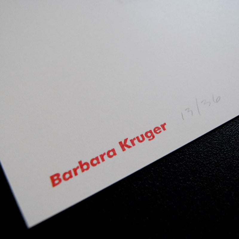BARBARA KRUGER "CULTURE VULTURE" PRINT, 2012