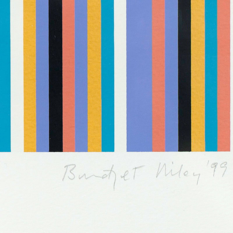 BRIDGET RILEY "SERPENTINE" SCREENPRINT, 1999