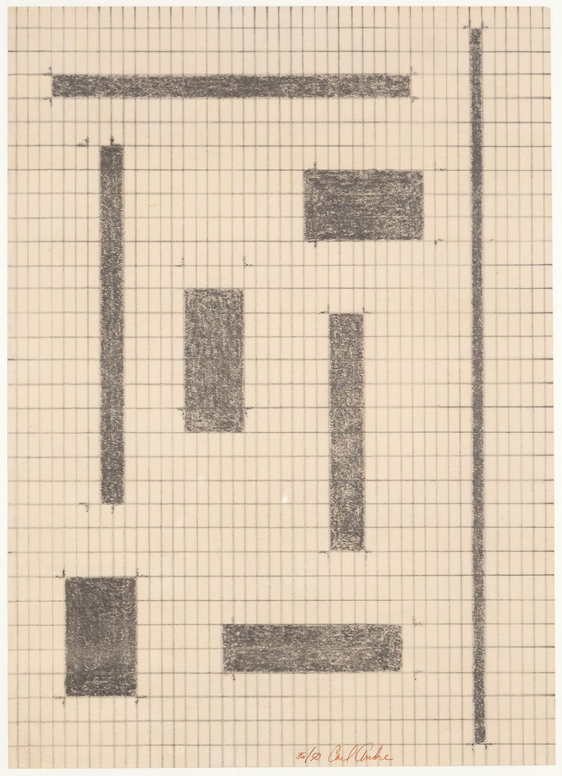 Carl Andre, Equivalents, Lithography, 1968, Caviar 20