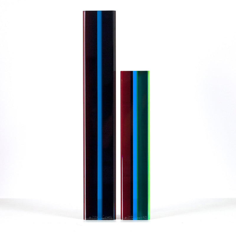Vasa Mihich 3D column 1988 acrylic sculpture Caviar20