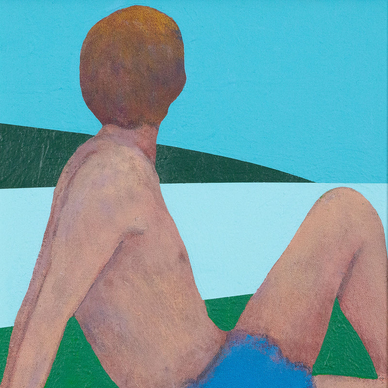 Charles Pachter, Bather, Painting, Acrylic on Canvas, 1980, Caviar20