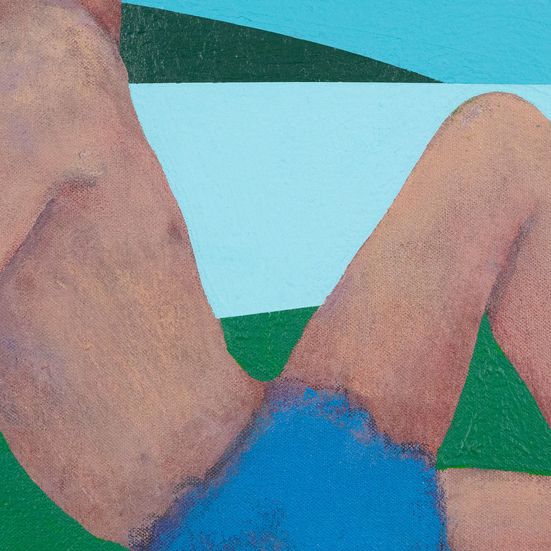 Charles Pachter, Bather, Painting, Acrylic on Canvas, 1980, Caviar20