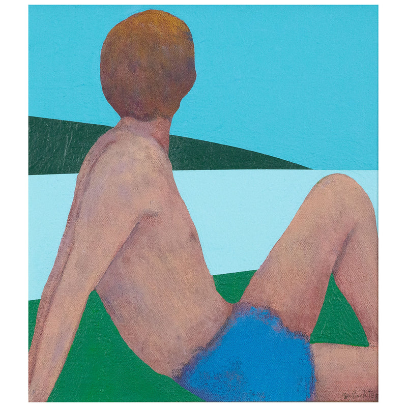 Charles Pachter, Bather, Painting, Acrylic on Canvas, 1980, Caviar20