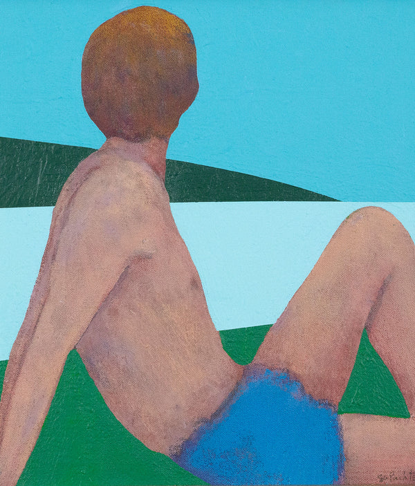 Charles Pachter, Bather, Painting, Acrylic on Canvas, 1980 Caviar20