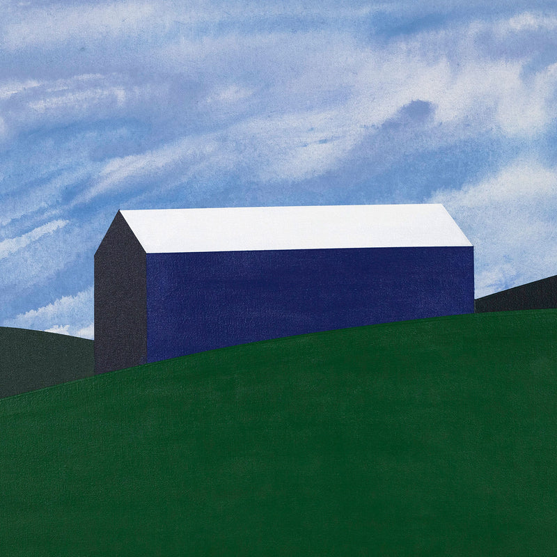 Caviar20 Charles Pachter Blue Barn painting
