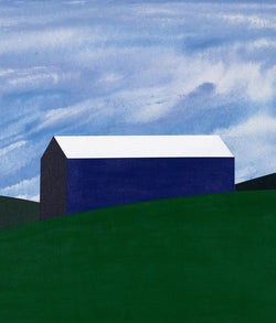 Caviar20 Charles Pachter Blue Barn painting