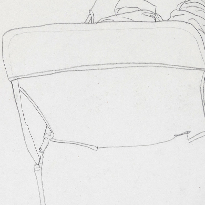 Charles Pachter Chaise Chill 1983 drawing Caviar20